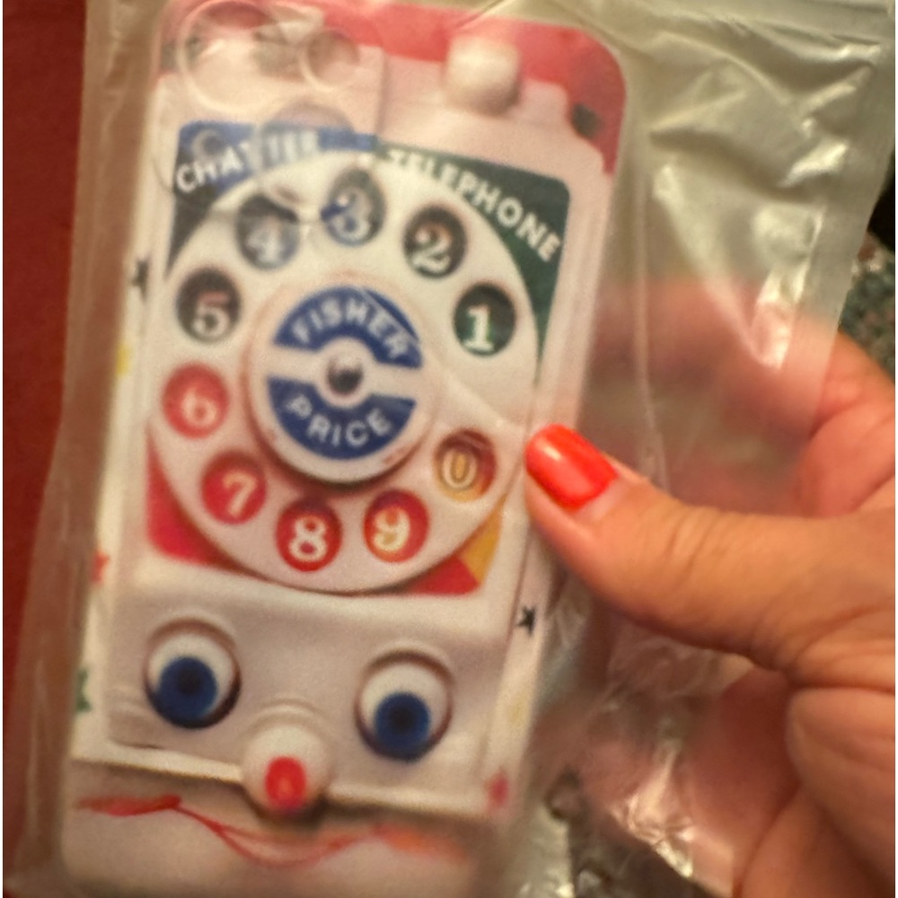iPhone 13 phone case fisher price chatter phone new